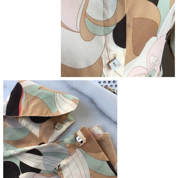 Kablan Silk Print Blouse - Picture 5 of 7